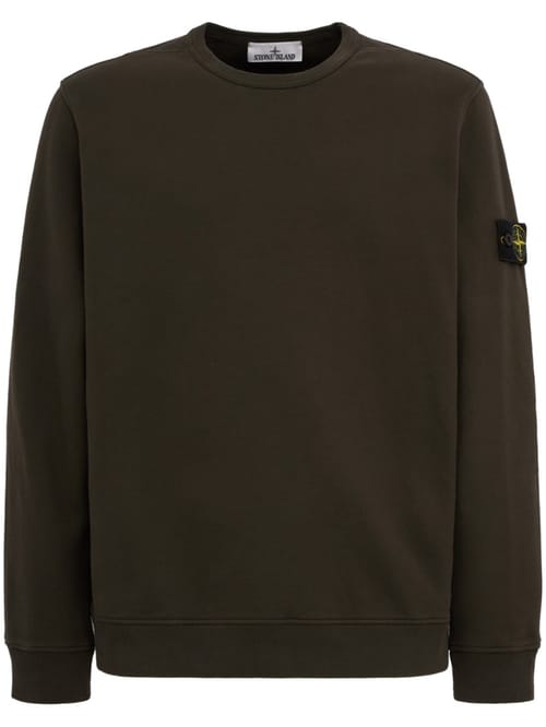 Stone Island: 棉质圆领卫衣