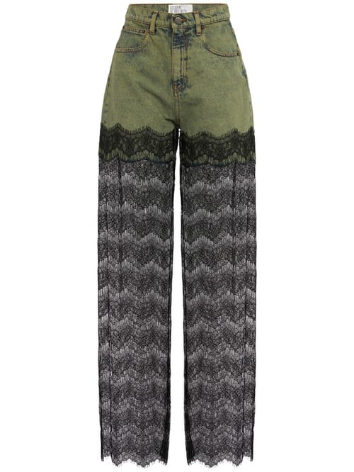 Giuseppe Di Morabito: Cotton denim wide jeans
