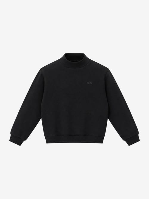 Diesel Kids: Cotton jersey turtleneck sweatshirt