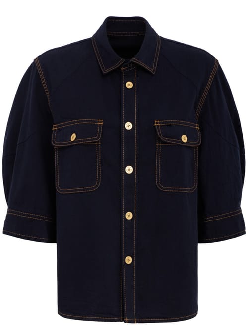 Sacai: 牛仔衬衫