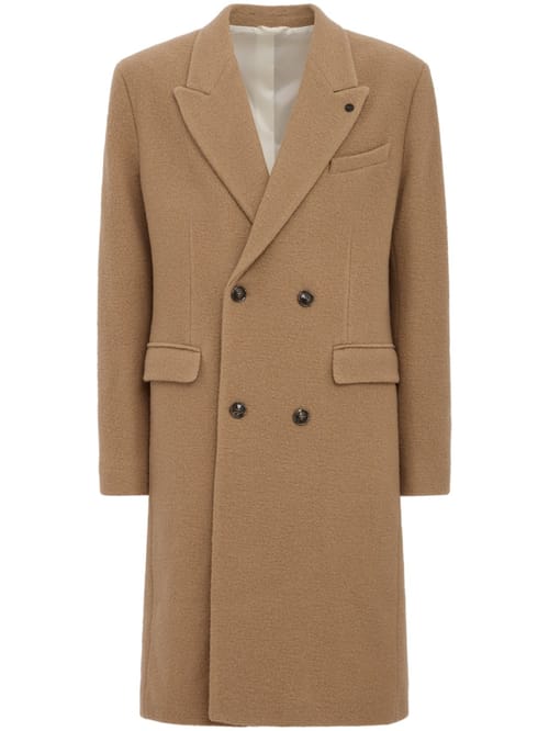 CRUNA: Double-breasted coat with martingale