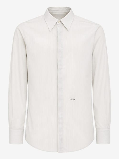 Dsquared2: Easy Slim Pin Collar Shirt