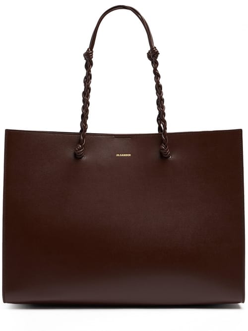 Jil Sander: Tangle EW Schultertasche aus Kalbsleder