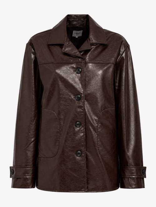 LA PISCINE: fAUX PATENT LEATHER