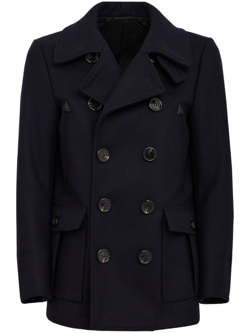 Dsquared2: Felted Wool Peacoat