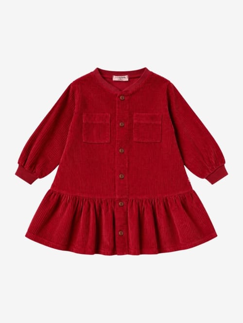 1 + IN THE FAMILY: Ruffle-trim knit dress