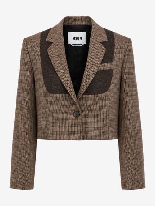 MSGM: Boxy bicolor jacket