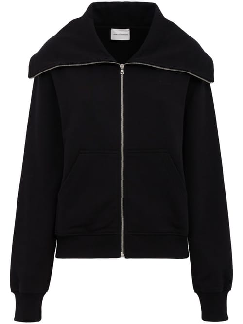 7 For All Mankind: High neck zip hoodie