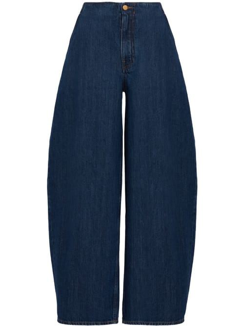 Jil Sander: Treated cotton denim jeans