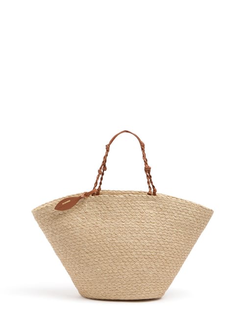 Jil Sander: Große Tangle Viskose Bucket Tasche