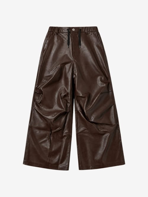 MM6 Maison Margiela: Leather pants