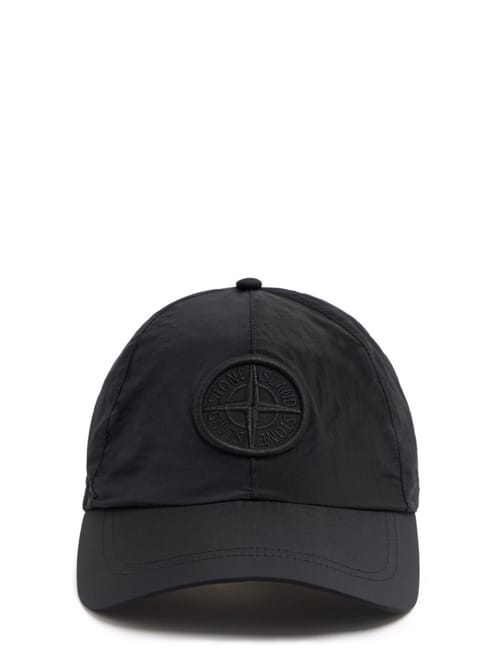 Stone Island: Logo embossed baseball cap