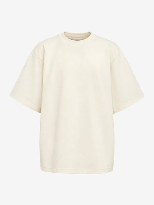 Hed Mayner: Logo-Stickerei Baumwoll-T-Shirt