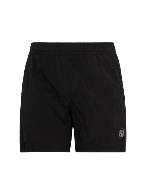 Stone Island: 徽章短裤