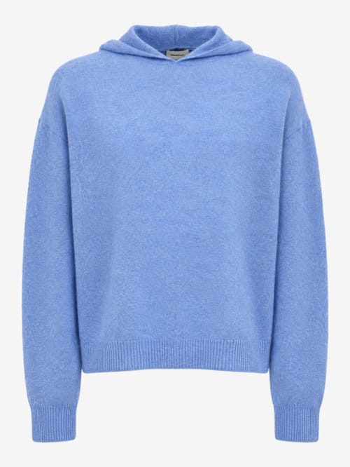 DIANA STUDIO: Merino wool & cashmere knit hoodie