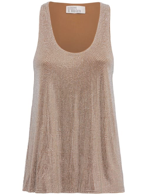 Giuseppe Di Morabito: Metallic mesh top