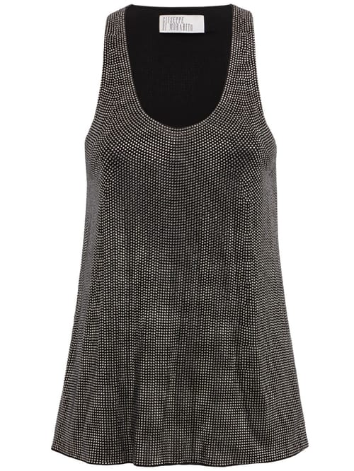 Giuseppe Di Morabito: Metallic mesh top
