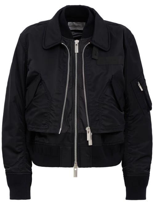 Sacai: Nylon Twill Blouson