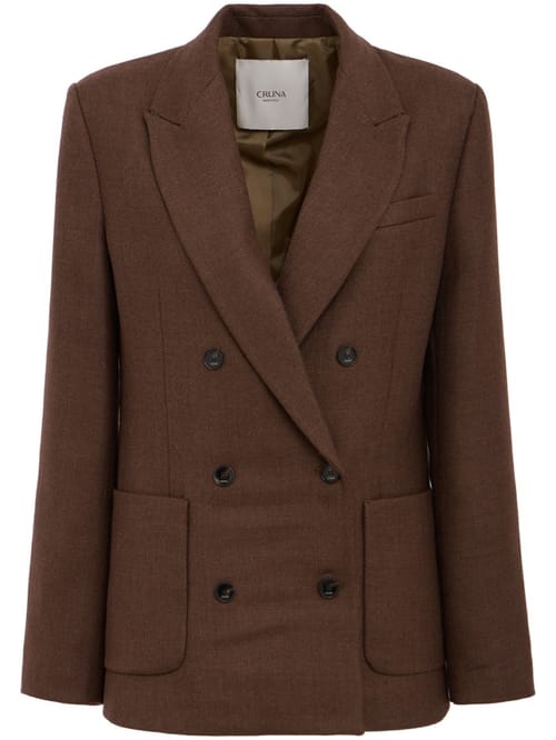 CRUNA: Oversize double-breasted blazer