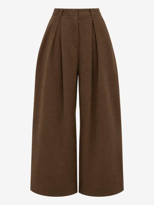 LA PISCINE: Pence wide pants