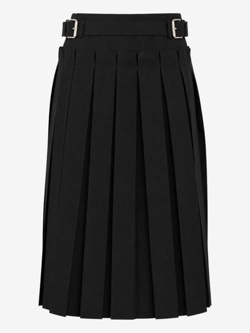 LA PISCINE: Pleated skirt