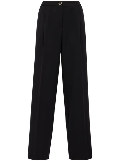 CRUNA: Pleated wide-leg regular fit pants