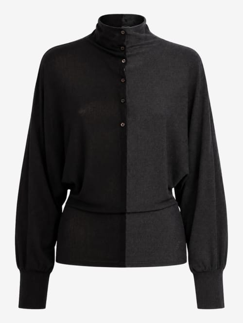 Jacquemus: Silk and viscose polo Losange