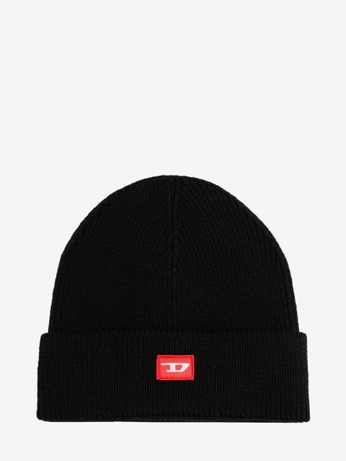 Diesel Kids: Poly knit beanie w/logo