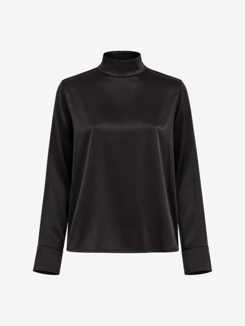 CRUNA: Regular fit mock-neck top