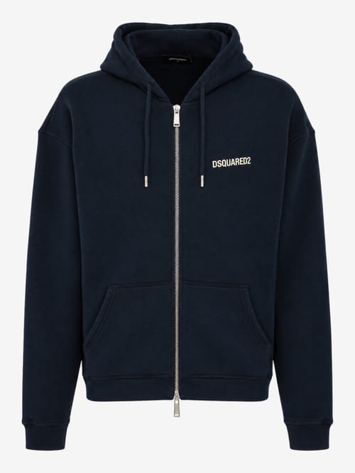 Dsquared2: Relax Fit Zipped Hoodie