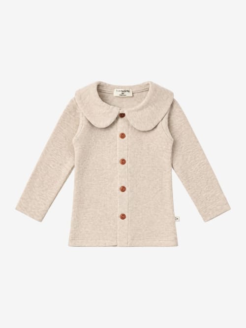 1 + IN THE FAMILY: Cardigan mit Kragen