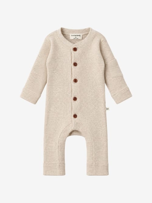 1 + IN THE FAMILY: Grenouillère boutonnée