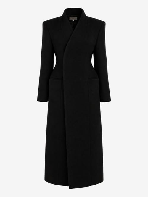LA PISCINE: Sculpted coat