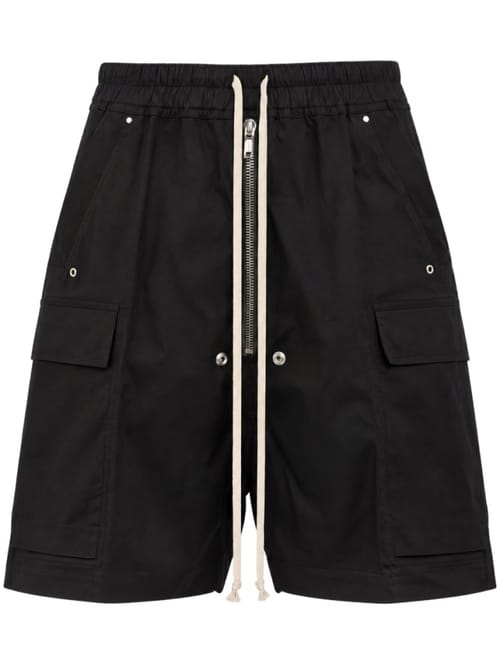 Rick Owens: Cargobelas cotton shorts
