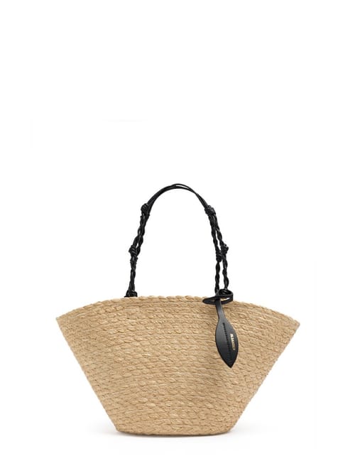 Jil Sander: Kleine Tangle Viskose Bucket Tote
