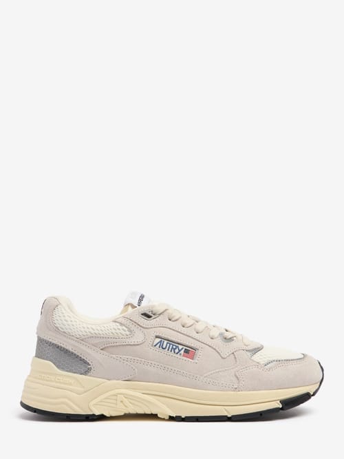 Autry: Hyperway Low nylon and leather sneakers