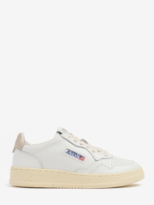 Autry: Baskets Medalist Low en cuir de vache