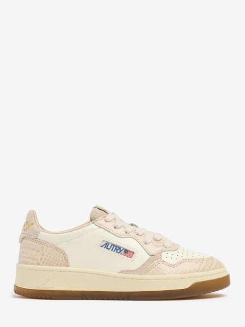 Autry: Baskets Medalist Low en cuir de vache