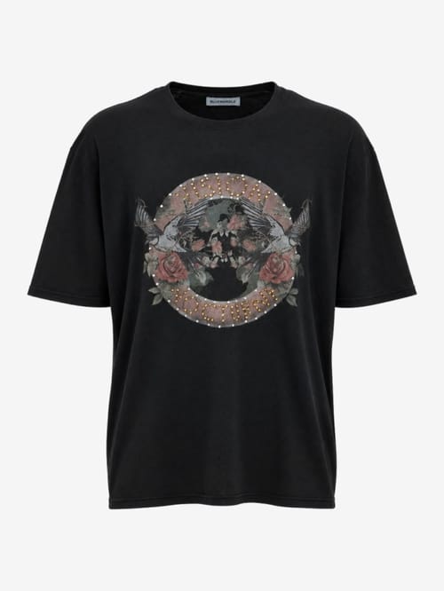Bluemarble: Vision Nocturne boxy cotton t-shirt