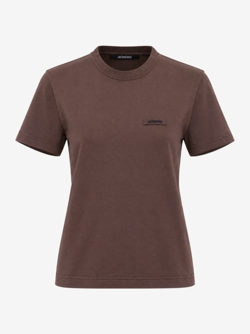 Jacquemus: Cotton T-shirt Gros Grain