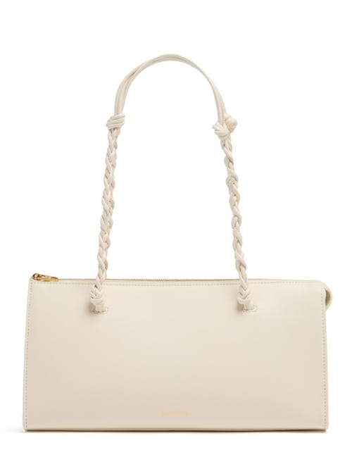 Jil Sander: Kalbleder Tangle Tent Reißverschluss Schultertasche