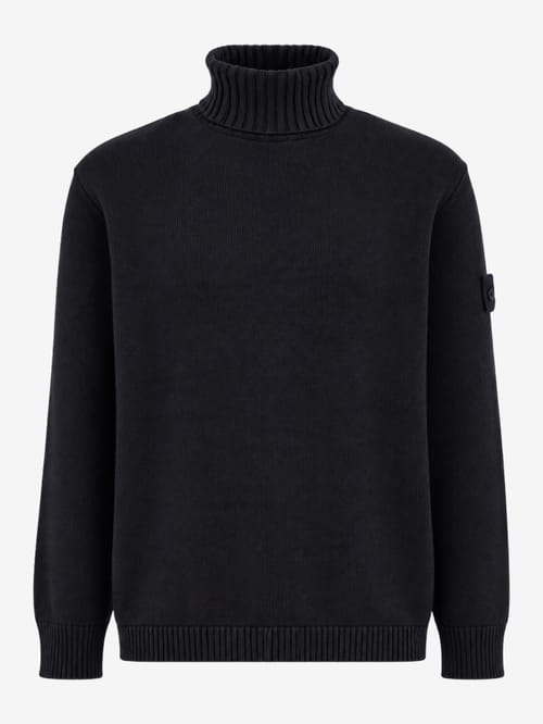 Stone Island: Turtle neck knit sweater