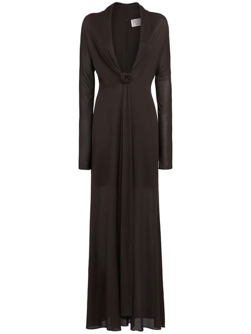 Giuseppe Di Morabito: Draped long dress with knot