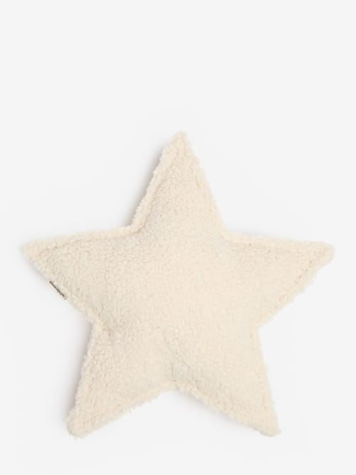 WIGIWAMA: Cuscino a stella effetto teddy