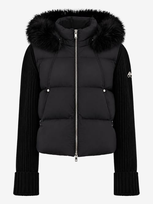 Moose Knuckles: w everest hybrid hooded jacket