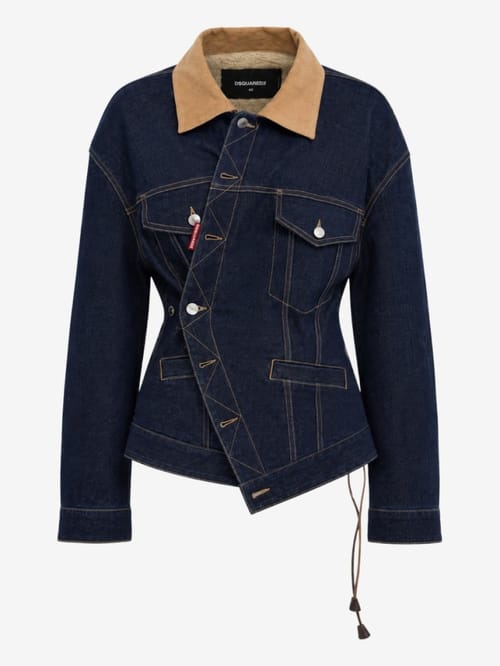 Dsquared2: Wrap Over Jean Jacket