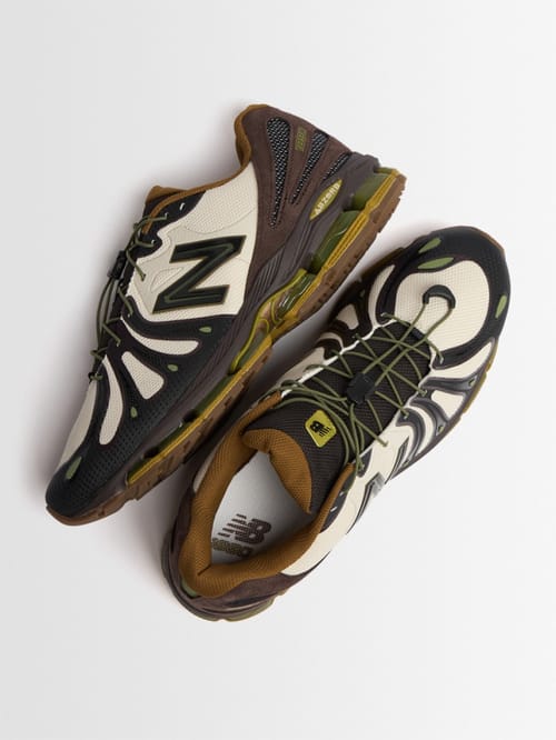 New Balance: 1890聚酯运动鞋，带搭扣闭合