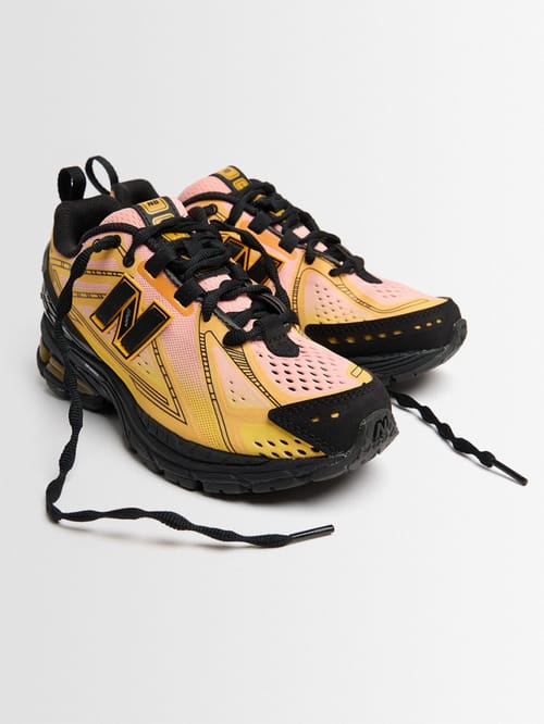New Balance: 带有跟垫的1906聚酯运动鞋