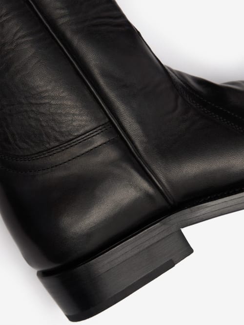 Jil Sander: 20mm Bruce leather cowboy boots