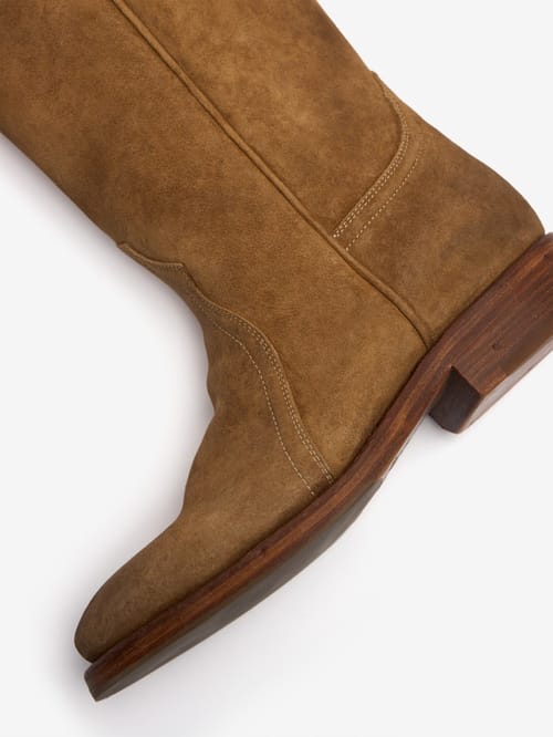 Jil Sander: 20mm Bruce suede cowboy boots